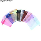 100Pcs Organza Bag Jewelry Gift Pouch Wedding Party Favor Drawstring Bag