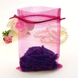 100pcs 11x16cm Organza Bags Wedding Candy Party Bag
