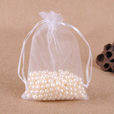 100pcs Organza Drawstring Bags 13x18cm Wedding Party Gift Pouches