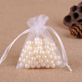 100pcs Organza Bags 9x12cm Jewelry Candy Packaging Bags