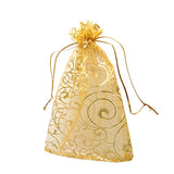 100pcs Coralline Organza Bags Jewelry Tea Packaging Wedding Gift Bags
