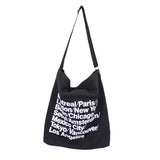 Hot Female Canvas Shoulder Bag Casual Messenger Denim Bag