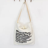 Hot Female Canvas Shoulder Bag Casual Messenger Denim Bag