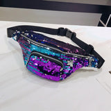 Hot Lady Casual Sequins Messenger Bag Female Leisure Chest Bag