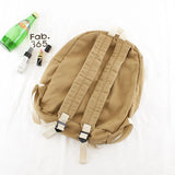 Female Canvas Travel Backpack Schoolbag