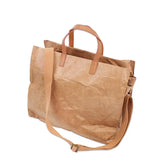Retro Big Kraftpaper Large Tote Bag for Women