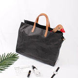 Retro Big Kraftpaper Large Tote Bag for Women