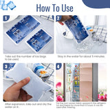 10PC Reusable Ice Packs for Pain Relief and Food Preservation