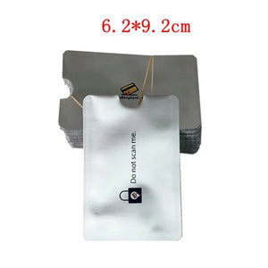 10PCS RFID Blocking Credit Card Protector Sleeve Secure ID Holder Foil Shield