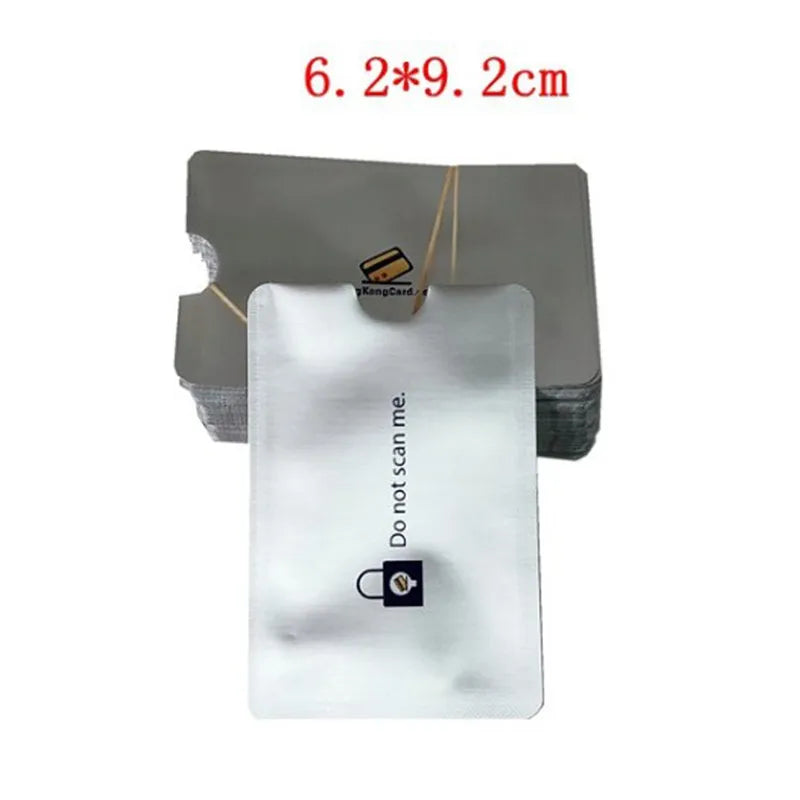 10PCS RFID Blocking Credit Card Protector Sleeve Secure ID Holder Foil Shield