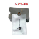 10PCS RFID Blocking Credit Card Protector Sleeve Secure ID Holder Foil Shield