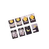 10PCS Halloween Tarot Card Alloy Pendant DIY Charm Enamel Crafts