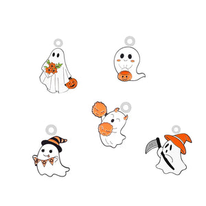 10PCS Ghost Acrylic Dangle Charm Epoxy Charms Earrings Bracelets