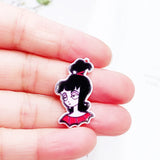 10PCS Ghost Acrylic Dangle Charm Epoxy Charms Earrings Bracelets