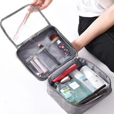 10PCS Portable High Capacity Makeup Bag Travel Wash Pouch Storage