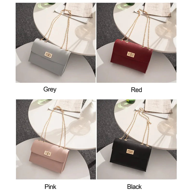 Small Square Women Handbag Chain Shoulder Bag
