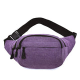 Waterproof Oxford Waist Pack Male Travel Running Belt Waist Bag