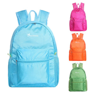 10PCS Foldable Nylon Travel Daypack Sports Camping Bag Unisex Bagpack
