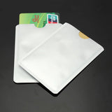 10PCS Steel Aluminium RFID Blocking Card Protector Sleeve