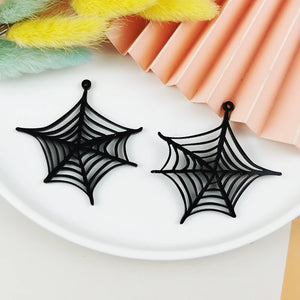 10Pcs Halloween Acrylic Charms for DIY Jewelry and Phone Cases