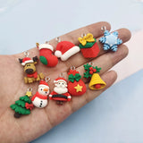 10Pcs Christmas Charms DIY Earring Resin Pendant C1072