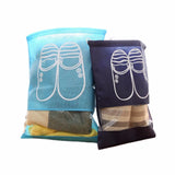 10Pcs Shoe Dust Covers Non-Woven Drawstring Storage Bag Travel Pouch