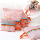 Thicken Travel Bag Portable Mesh Bag Clothes Underwear Hanging Pouch