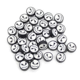 Halloween Flat Polymer Clay Beads 100 Pieces Bag DIY Craft Jewelry Spacer
