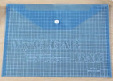 10pcs A4 Transparent File Bags, Closure Folder, Color Info