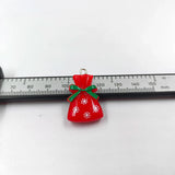 10pcs European Christmas Snow Bag Charms for Jewelry Making
