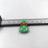 10pcs European Christmas Snow Bag Charms for Jewelry Making