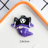 10pcs Halloween Resin Ornaments Flatback Embellishment Charms for DIY Making