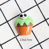 10pcs Halloween Resin Ornaments Flatback Embellishment Charms for DIY Making