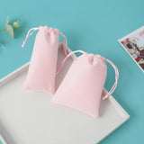 10pcs Flannel Velvet Drawstring Bags Jewelry Earrings Rings Pou