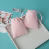 10pcs Flannel Velvet Drawstring Bags Jewelry Earrings Rings Pou