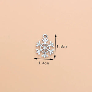 10pcs Christmas Enamel DIY Charms for Bag Earring Necklace Jewelry Making