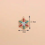 10pcs Christmas Enamel DIY Charms for Bag Earring Necklace Jewelry Making