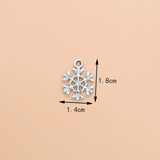 10pcs Christmas Enamel DIY Charms for Bag Earring Necklace Jewelry Making