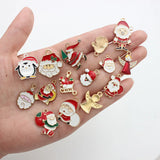 10pcs Christmas Santa Claus DIY Charms for Jewelry Making