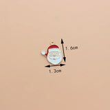 10pcs Christmas Santa Claus DIY Charms for Jewelry Making