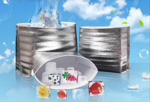 10pcs 3D Food Thermal Insulation Bag, Cold & Hot Keeping Package