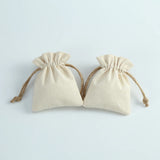 10pcs Cotton Jewelry Bags Necklace Earring Ring Pouch for Wedding
