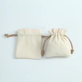 10pcs Cotton Jewelry Bags Necklace Earring Ring Pouch for Wedding