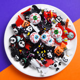 10pcs Halloween Resin Flatback Patch for DIY Phone Case Hairpin Earrings
