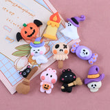 10pcs Halloween Resin Flatback Patch for DIY Phone Hairpin Earrings R176