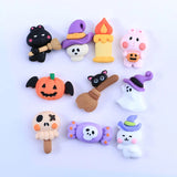 10pcs Halloween Resin Flatback Patch for DIY Phone Hairpin Earrings R176