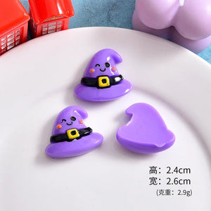 10pcs Halloween Resin Flatback Patch DIY Earrings Charm Craft Making R177