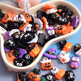 10pcs Halloween Resin Flatback Patch DIY Earrings Charm Craft Making R177