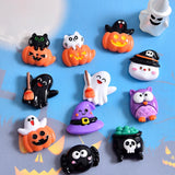 10pcs Halloween Resin Flatback Patch DIY Earrings Charm Craft Making R177
