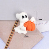 10pcs Halloween Resin Patch for DIY Phone Case Hair Clip Earrings